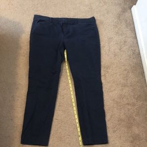 High waisted ankle pant